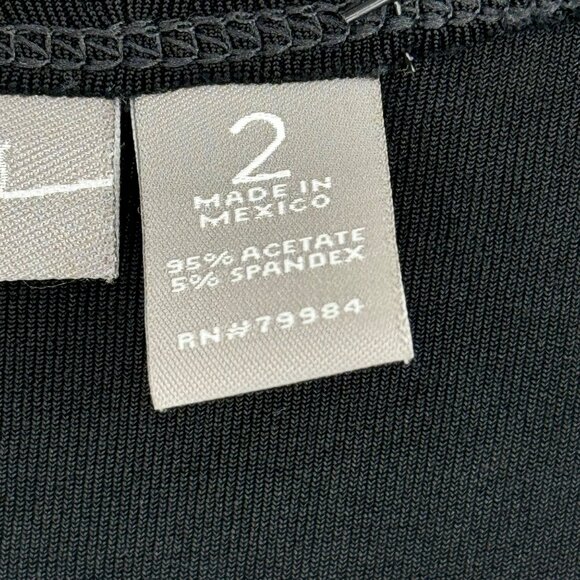 Chico's 2 travelers Women's Black Sleeveless Maxi Dress travel knit Size large - Picture 3 of 11